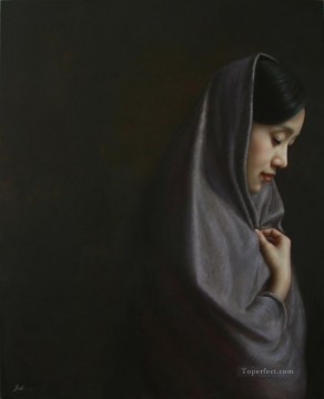 思い出の中国人の女の子 Oil Paintings